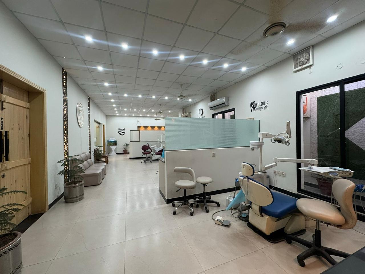 Interior treatment area at Zaheer Dental Surgery.